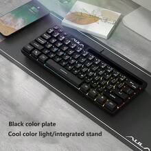 AULA F3061迷你便捷机械手感61键有线RGB笔记本平板电脑商务办公游戏键盘 - 彩色 - 查看 11