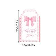 60PCS Paper Party Bow Tag Bow Gift Tag Party Favor Tag Gift Wrapping Label Event Decorations For Party Hosts Craft Enthusiasts.