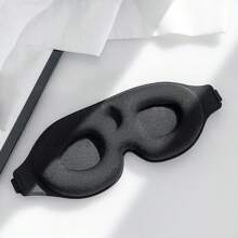 1pc 3D Sleep Mask, Soft Blackout Sleeping Eye Mask, Breathable Travel Eye Cover For Sleeping