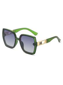 1 bucă ochelari de modă de modă, ochelari de modă, ocazionali, retro pătrați, pătrați, potriviți pentru ieșirile zilnice, stilul de vară pe plajă și pe stradă
