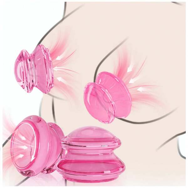1 Pair Nipple Suckers Clamps Sex Toys For Women Pleasure, Adult Toys For Women Silicone Nipple Suction Sex Toys, BDSM Female Couples Adult Sex Toy, Nipple Sucking Sexual Stimulation Device For Women(Pink)