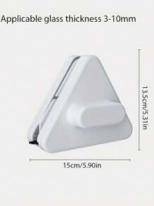 Magnetic Double-Sided Window Cleaner For High-Rise Buildings, Strong Magnetic Glass Cleaning Tool For Living Room, Bedroom, Bathroom - Suitable For 3-10mm Thick Single-Ply Glass, No Electricity Required, Durable Plastic, High-Rise Window Cleaner | Fashion Window Cleaner | Magnetic Glass Cleaner