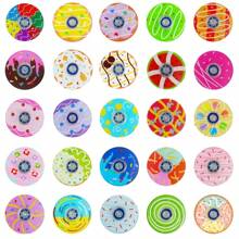 Donut Fidget Spinners Brinquedos, Fidget Spinners Aliviam Estresse e Ansiedade Depressão Brinquedos de Mesa Adultos, Hand Spinners Melhores Brinquedos para Mãos Pequenas Lembrancinhas de Festa de Aniversário, Enchedor de Sacola de Presente, Enchedor de Pinhata, Estilos de Cores Aleatórias