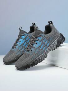 GNVA Men's Lace-Up Casual Running Sneakers, Breathable Non-Slip Sports Shoes, Versatile & Travel Footwear