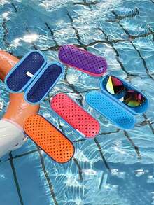 1 szt. Etui na okulary pływackie Premium - konstrukcja EVA do przechowywania i organizowania okularów pływackich - amortyzujące, odporne na zarysowania