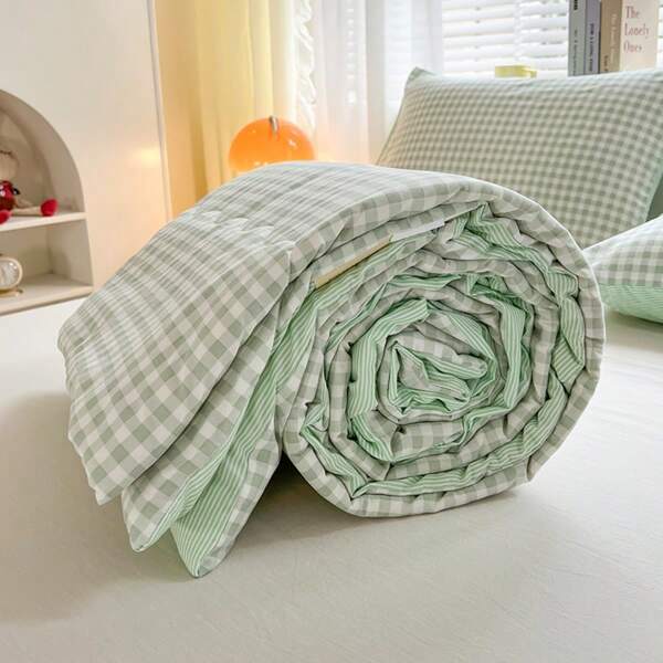 1pc Lightweight Summer Quilt, Blanket For Bed,Bedroom Quilt,Cool And Comfortable, Perfect For Valentine'S Day Gifts, New Year Gifts