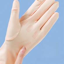 1 szt. Wiosenne/letnie lekkie rękawiczki chroniące przed słońcem, anty-UV, bezpalcowe, z ekranem dotykowym, do jazdy na rowerze, na zewnątrz, oddychające, średniej długości, lodowate, chłodne i cienkie