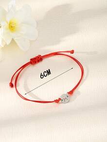 1 szt. minimalistyczna bransoletka z literą, bransoletka ze stali nierdzewnej z zawieszką w kształcie inicjału, spersonalizowana elegancka bransoletka z literą, regulowana, odpowiednia dla mężczyzn, prezent dla rodziny i przyjaciół