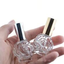 1 Set Refillable 10ml Rose Flower Spray Perfume Bottles, Multi-Color, Convenient For Travel, Suitable For Perfume, Essential Oil, Toner, Skincare Products Back To School