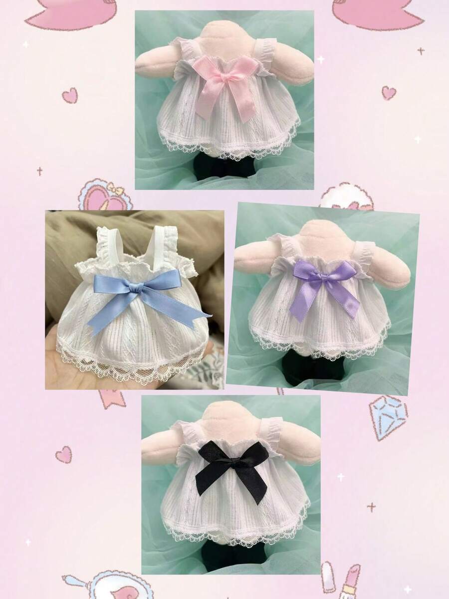 1pc Doll Clothes (Without Doll),Fits 17cm/6.69in Doll,Cute Doll Clothes Sets,Doll Clothes Doll,Doll,Doll,Doll>Doll,Clothes For Doll,Doll Clothes,(Sold Only For Clothes. Small Accessories On The Clothes Are Random. Please Think Twice Before Purchasing If You Mind!) - Multicolor - View 1