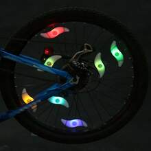 8PCS Colorful LED Bike Wheel Light, Waterproof Easy Install Bicycles Wheel Spoke LED Lights With 3 Modes(Strobe, Slow Flash,Constant On), For Bicycle Spoke Decoration Safety And Warning At Night - Multicolor - View 3