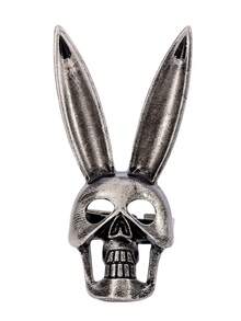 Retro Animal Ring, Long Ear & Short Ear Rabbit Skull Open Ring Jewelry - Multicolor - View 10