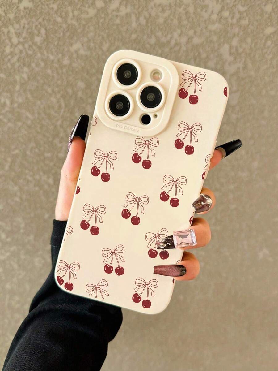 1 Cặp Dây Đeo Điện Thoại Trong Suốt Đục Lỗ Màu Anh Đào, Kiểu Dáng Tối Giản, Chống Sốc, Tương Thích Với iPhone 16/ 15 XR/7/8 15 Pro Max/12 Pro Max/13 Pro Max/14 Pro Max 13 14 11 12p 14 Nữ P11 Vỏ Mềm P12 Chống Rơi XS.XR /78P.78GES2 Series S24 A03s, A03core, A04, A12, A13, A14, A21s, A22, A23, A24, A32, A33a34, A5 A51A52, A53, A54, A71, A72, A73, S20fe, S21, S22 Tương thích với Dòng Redmi Tương thích với Redmi 9, Tương thích với Redmi 9a, Phiên bản Quốc tế, Không phải Phiên bản Nội địa - Nhiều màu - Xem 1