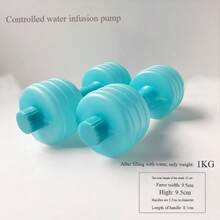 1pc Adjustable Water-Filled Dumbbell, Yoga Exercise Dumbbell, Portable & Lightweight Dumbbell For Outdoor Fitness, Strength Training, Gym - Multicolor - View 4