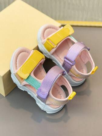 幼儿女童时尚百搭软底舒适凉鞋、婴儿学步鞋、沙滩鞋