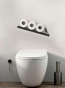 1pc Creative Paper Towel Holder, Wall-Mounted Paper Towel Holder, Bathroom Toilet Washstand Paper Towel Holder, Home Cleaning Storage Kitchen Pendant, Bathroom Pendant Bedroom Pendant, Holiday Gift