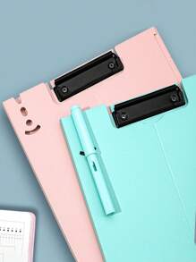 1 قطعة لوحة إرفاق قابلة للطي عمودية لتنظيم الملفات، أفقي أو عمودي متاح ، لوح كتابة محمول للتلخيص والتنظيم، لوحة بلاستيك بسيطة، مناسبة لإدارة مستندات العائلة، كتابة ورق A4، رسم الوقت الحر، لوازم المكتب، أعمال يدوية، أثاث المنزل، لوازم رسم ولوحات السفر