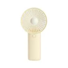 1 pièce Mini ventilateur portable rechargeable, ventilateur portatif alimenté par batterie pour rafraîchissement d'été, design simple pour la maison, les études, le bureau, les voyages et l'utilisation quotidienne, rafraîchissement d'été, plage, voyages