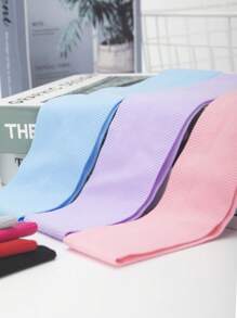 1/4pcs Sweat-Absorbent Sports Headband Elastic Knotted Turban Hair Wrap Breathable Yoga Gym Hairband