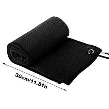 Soft & Absorbent Golf Towel Made Of Ultra-Fine Fiber Material, Suitable For Golfers, Golf Club Cleaning Cloth Golf Accessories