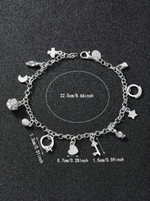 Pulseira feminina de prata esterlina 925 Acessórios de joias femininas da moda