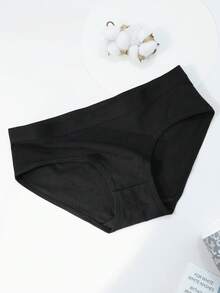 [21pcs Soft Women's  Cotton Pants Underwear ] 21pcs Set Of Women's Cotton Pants,Elegant, Fashionable, Soft And Skin Friendly Underwear, Suitable For Daily Commuting, Women'S Underwear - 黑色 - 查看 4