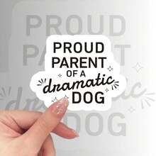 Proud Dog Mom Sticker For Water Bottle, Funny Dog Mom Sticker For Laptop, Cute Funny Sticker For Dog Mom, Funny Dog Sticker For Dog Owner,School Supplies,Back To School Stickers Scrapbook Supplies Funny Stickers Laptop Stickers Kindle Phone Stickers - Multicolor - View 1