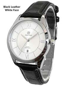 Pablo Raez 1 Đồng hồ đeo tay nam dành cho quý ông, thép không gỉ mạ IPS màu bạc, vỏ màu nâu và đen sang trọng, mềm mại và thoải mái, chất liệu da sợi nhỏ, thiết kế thanh số La Mã thời trang, có ngày, chống nước 50M, hàng mới AAA, đồng hồ đeo tay thạch anh nam, đồng hồ thể thao, đồng hồ thường ngày, đẹp mắt, chất lượng cao, dành tặng bạn bè hoặc gia đình, quà tặng cho cha, phù hợp cho cuộc sống hàng ngày/công việc/trang trí tiệc tùng, đồng hồ đeo tay, quà tặng sinh nhật - màu nâu - Xem 16