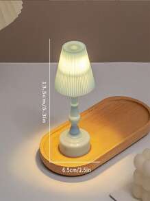1 Mini Blooming LED Table Lamp, Modern Style Plastic Night Light, Used For Bedroom And Desk Decoration, Perfect As A Warm Home Gift, Perfect For Decorating Cafes, Hotels, And Living Rooms