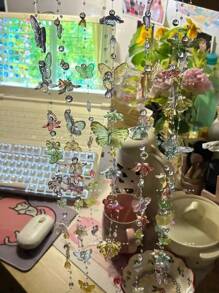 1 Set Handmade Butterfly Wind Chime DIY Kit, Includes All Materials, Perfect Gift For Friends, Family, Women, Birthday Party, Halloween, Christmas