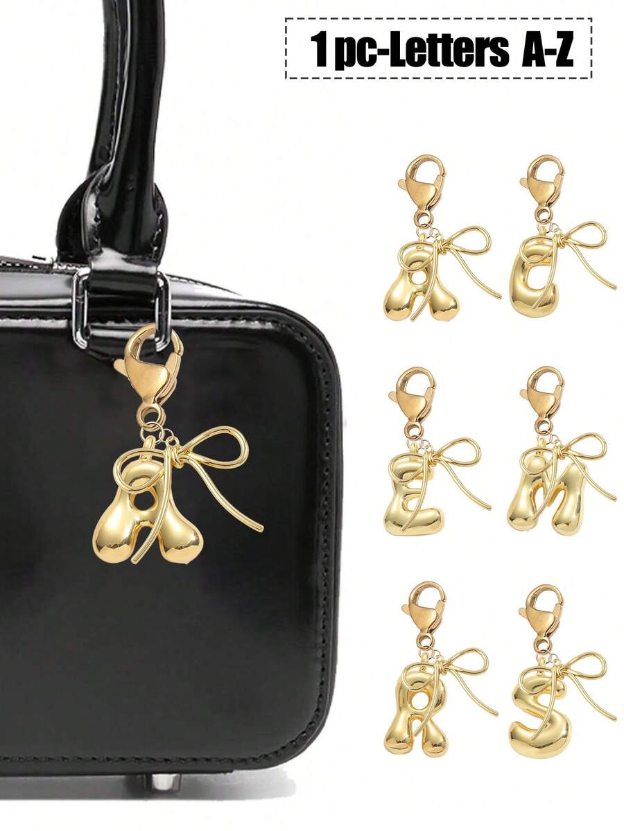 ضروري امتلاكه في الربيع والصيف - سلسلة مفاتيح بحرف أبجدي من الذهب A-Z وعقدة ذهبية، وسم المنتج، مبهرة لسلاسل المفاتيح، مصنوعة من سبائك معدنية، مقاومة للتآكل، قلادة بحرف أم أو حبيبة، هدية شخصية، مناسبة للحقائب الظهر والحقائب اليدوية ومفاتيح الباب والإكسسوارات الهاتفية، مناسبة للمواعيد والإجازات والشواطئ والتنقل واليوم اليومي، مثالية للأعراس والهدايا المؤسسية، هدية عيد الأم
