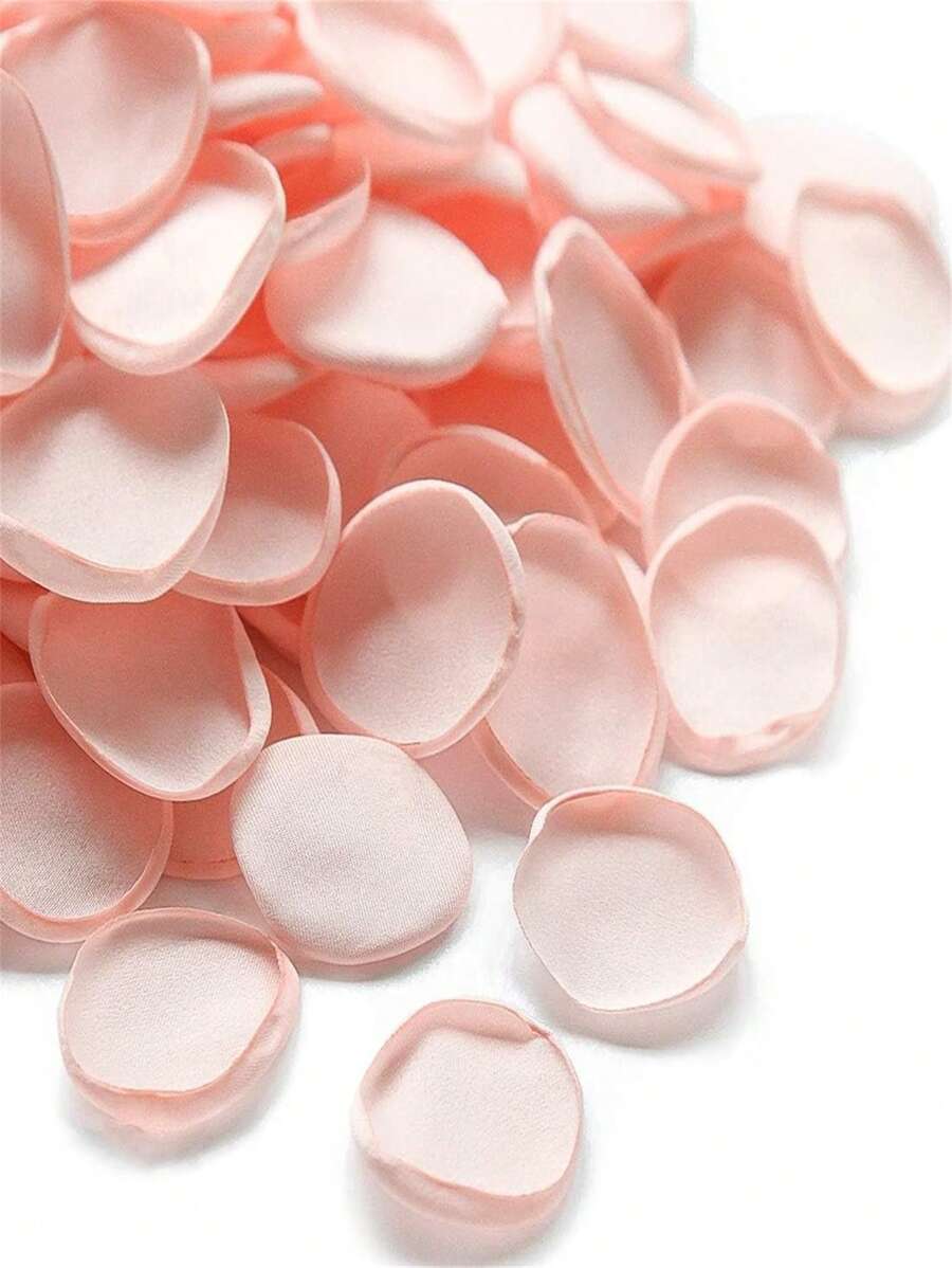 50/100/300/500/1000 piezas Pétalos de rosa de seda blancos artificiales, pétalos de rosa falsos, pétalos de flor artificial para decoración de bodas, propuestas, pasillos, duchas nupciales, decoración de mesa