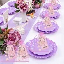 31 件/1 套蝴蝶钥匙扣纪念品套装，母亲节附感谢卡和粉色布袋 - 非常适合婚礼、单身派对 | 友谊和爱情主题礼物 - 彩色 - 查看 4