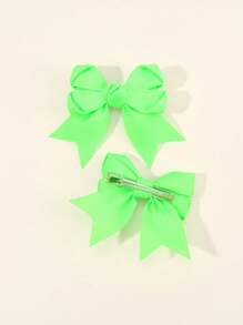 2pcs Colorful Bow Hair Clips,Candy Fabric Alligator Clips Hair Bows,Sweet Hair Accessories For Girls Happy Beach Vacation Gifts
