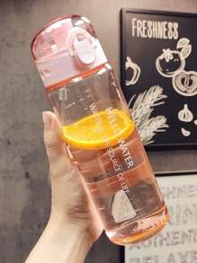 1 pieza Botella de agua para niños, regalo lindo para niñas, vaso de agua portátil adecuado para exteriores, deportes, estudiantes