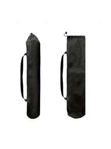 1pc Folding Chair Storage Bag, Large Capacity Portable Folding Chair Storage Bag,Garden Chair Storage Bag,Extra Large Oxford Cloth Storage Bag With Drawstring, Multipurpose Straight Shape Organizer For Tripod, Folding Chair, Cool Seat