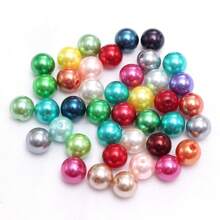 High Quality 20mm 10/20pcs Pack Random Mix Colorful Color Acrylic Faux Pearl Beads For Chunky Bubblegum Necklace Bracelet Beaded Pen Keychain Jewelry Making