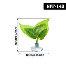 1pc Realistic Suction Cup Artificial Plant Leaves, Suitable For Lizard, Chameleon, Gecko, Frog, Snake, Turtle, Spider And Other Reptile & Amphibious Terrarium Decor - Multicolor - View 17