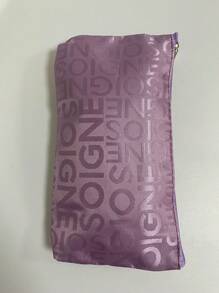 1 Bolsa de maquillaje con estampado de letras, bolsa de maquillaje cuadrada horizontal portátil para artículos de tocador de mujeres, de Body pequeño y gran capacidad, fácil de transportar, adecuada para uso diario en el hogar y viajes, para guardar lápiz labial, teléfono móvil, bolsa de almacenamiento de cambio, bolsa de herramientas de belleza y maquillaje, decoración de habitaciones, bolsas, bolsa de maquillaje, tocador, viaje, bolsa de maquillaje, artículos esenciales de viaje, organizador, almacenamiento, artículo esencial de viaje, organizador de maquillaje, bolsas de maquillaje, organizador de maquillaje, organizador, bolsa de aseo, organizador de escritorio, bolsa de cosméticos, bolsa de maquillaje, organizar maquillaje, accesorios de tocador, bolsa de maquillaje, bolsas de maquillaje, bolsa de maquillaje, bolsa de maquillaje, bolsas de maquillaje, bolsa de cosméticos, organizador de maquillaje, viaje, bolsa de maquillaje, bolsa, tocador, bolsa de maquillaje, artículos esencial