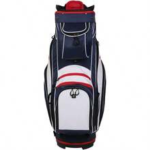 Golf Tour 14Way Trolley Cart Bag - Blue/White - View 5