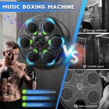 Music Boxing Machine Playback With LED Display 15 Speeds Wall-Mounted Design - Black - View 5