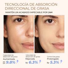 SACE LADY Flawless Master Polvo Facial – Control de Brillos, Resistente al Agua y Protección Solar SPF30 PA+++