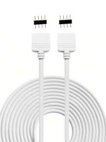 0.5米-5米（1.64英尺-16.4英尺）4针RGB LED灯条延长线，兼容SMD 5050和3528 LED灯条，可用于灯条间或灯条与控制器之间的连接。 - RGB電纜線 - 查看 6