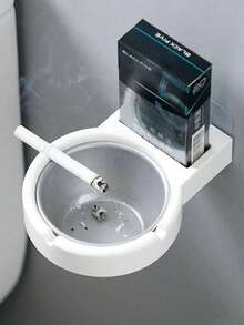 Wall Mounted Creative Stainless Steel Ashtray For Bathroom, Restroom Home Use - Multicolor - View 4