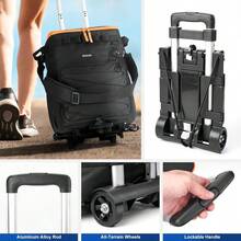 Local Delivery -  For Beach Camping Travel And Picnic 48/72 Cans Soft Cooler With Wheels And Handle Collapsible Ice Chest Rolling Coolers On Wheels - 48 cans - View 1
