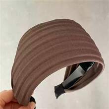 Diadema ancha de tela versátil con pliegues, nuevo estilo coreano de uso diario, accesorio elegante para fotos, diadema, aro para el cabello