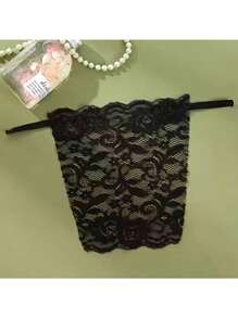 3pcs/1pc(Color Random) Elegant Floral Anti-Glare Bra Pads - Fashionable & Comfortable Lingerie Enhancer, Lace Knitted Padding For Women