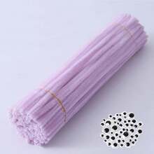 75/101/105 件手工毛根工艺套装，3 种不同套装可选；75 件套装包含 50 根毛根 + 5 个自粘活动眼睛；101 件套装包含 100 根毛根 + 1 张卡片/热熔胶棒；105 件套装包含 100 根毛根 + 5 个自粘活动眼睛。