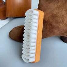 Plastic Suede Shoe Brush Decontamination Cleaning Brush Dust Clean Shoe Brush Suede Suede Shoe Brush Soft Hair Shoe Brush Blister Net Color Random
