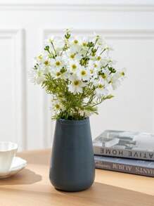 2 Bundles /8 Pcs, Artificial Daisy For Home Decoration, Fake Wildflowers Spring Flowers For Wedding Decoration, Daisy Mums Flowers Outdoor UV Resistant No Fade Greenery Shrubs Plants Indoor Outside Hanging Planter Home Wedding DIY Sunflowers Artificial Flowers